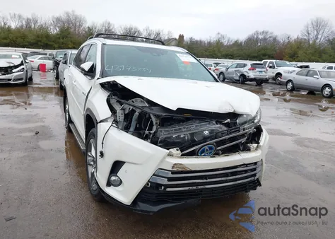 2018 Toyota Highlander Hybrid Limited Platinum z USA, uszkodzony, nr VIN 5TDDGRFH2JS047348